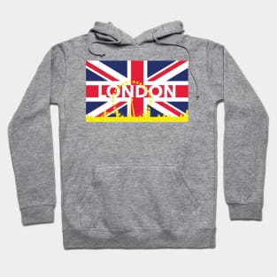 London England British Flag Hoodie